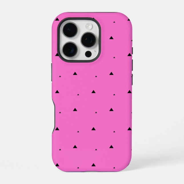 Trendiges Musterdesign iPhone 16 Pro Hülle (Rückseite)