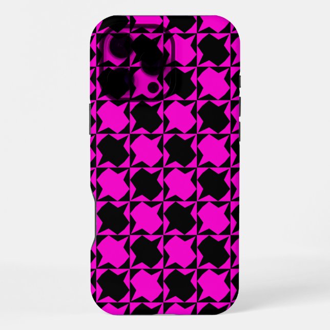 Trendiges Musterdesign iPhone 16 Pro Max Hülle (Rückseite)