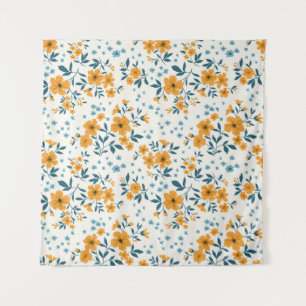 Trendiges nahtloses vintage Blumenmuster. Endloses Wandteppich