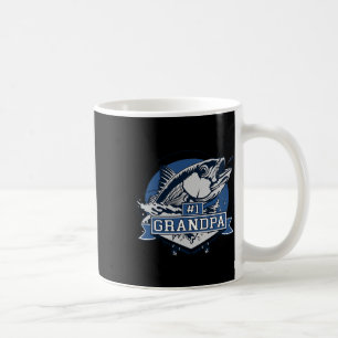 Trendiges Opa-Angler-Logo Nummer 1  Kaffeetasse