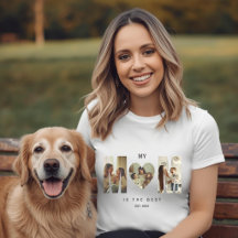 Trendiges personalisiertes Foto-MUTTER-Herz-T-Shir