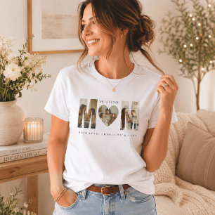Trendiges personalisiertes Foto WIR LIEBEN DICH Ma T-Shirt