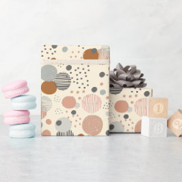Trendiges Punktmuster Geschenkpapier