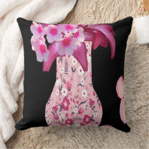 Trendiges Rosa Ditsy Blumenmuster