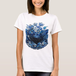 Trendiges Silber ABSTRACT ART Design v2 T-Shirt