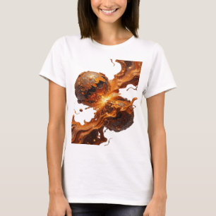 Trendiges Silber ABSTRACT ART Design v2 T-Shirt