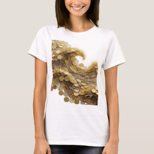 Trendiges Silber ABSTRACT ART Design v3 T-Shirt