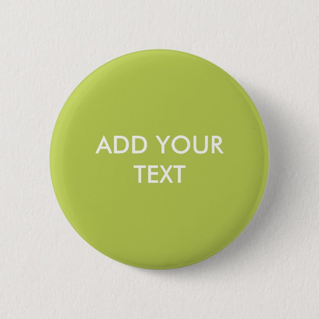 Trendiges Soft Chartreuse benutzerdefinierte Schal Button (Vorderseite)