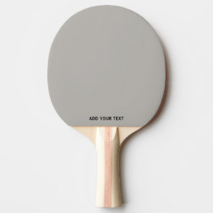 Trendiges Softgrau-Beige - Individuelles Ping-Pong Tischtennis Schläger