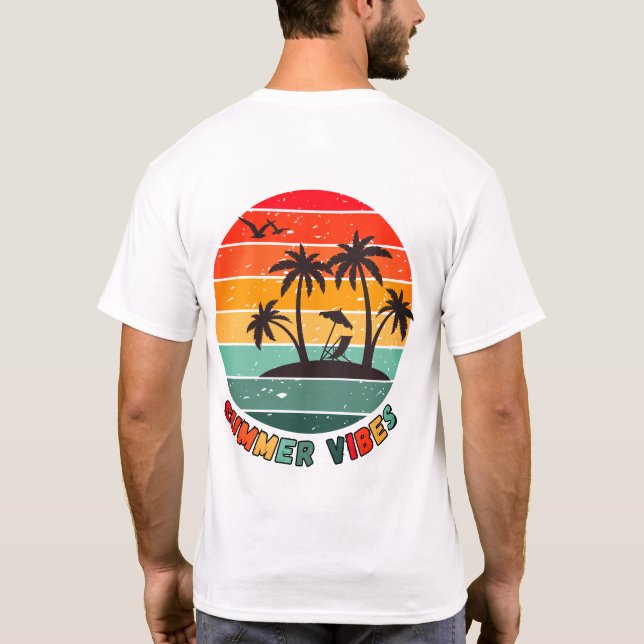 trendiges "Sommer-Feeling" T-Shirt (Rückseite)