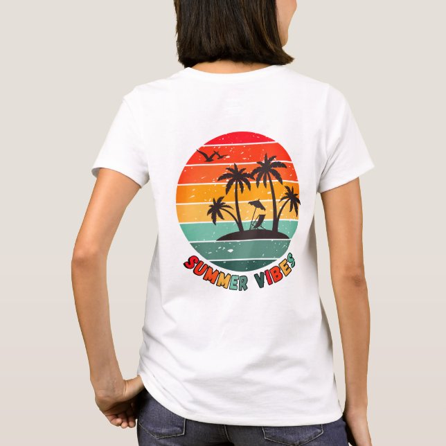 trendiges "Sommer-Feeling" T-Shirt (Rückseite)