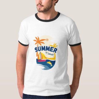 Trendiges Sommer-T-Shirt für Männer T-Shirt
