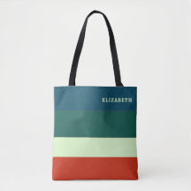 Trendiges Streifenmuster Personalisiert
