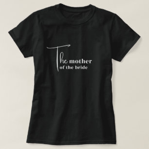 Trendiges T-Shirt für die Mutter der Braut