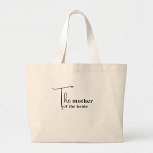 Trendiges T-Shirt für die Mutter der Braut Jumbo Stoffbeutel