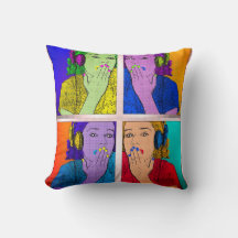 Trendiges und farbenfrohes Foto-Kunst-Design