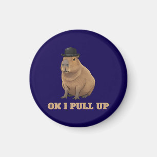 Trendiges und lustiges Capybara-Meme-Design Magnet