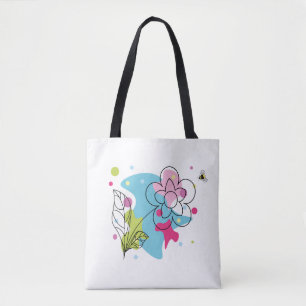 Trendiges Vektormuster einer sommerlichen Blume in Tasche