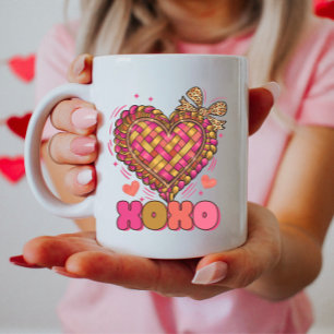 Trendiges XOXO Herz Kaffeetasse