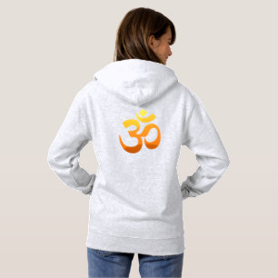 Trendiges Yoga Om Mantra Symbol Hochwertige Damen Hoodie