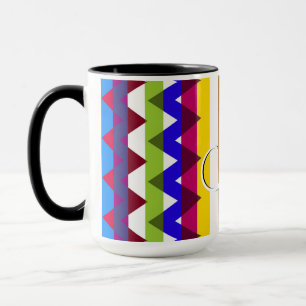Trendiges Zickzack Streifenmuster #14 Tasse