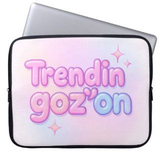 Trendin Goz’on Pastel-Tie-Dye Laptopschutzhülle