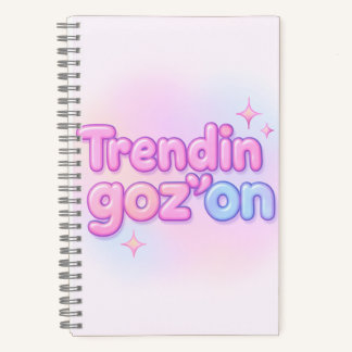 Trendin Goz’on Pastel-Tie-Dye Notizbuch