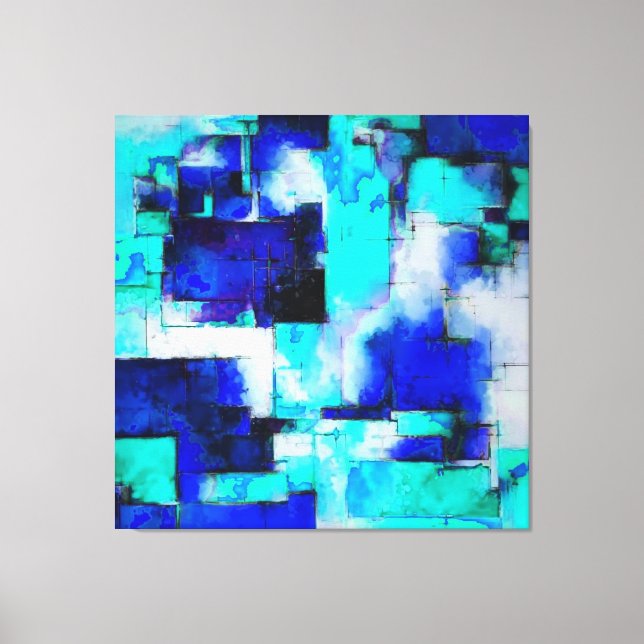 Trending Abstrakte Malerei Art M2 Canvas Print Leinwanddruck (Vorderseite)