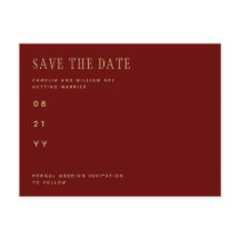 Trending Burgundy Gold Wedding SPAREN SIE DAS DATU