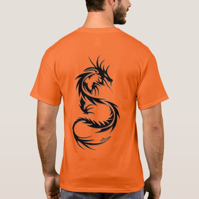 Trending Dragon Tattoo Style T - Shirt (Rückseite)