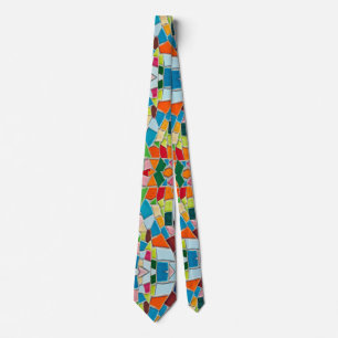 Trending FunkyTerrazzo Colorful Neck Tie Krawatte