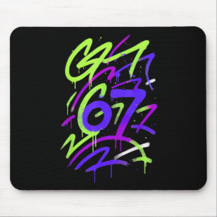 Trending Gen Z Alpha Sechs Sieben 6 7 _5 Mousepad