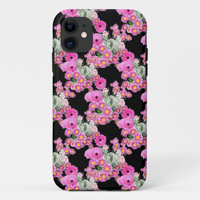 Trending Pink Schwarz Muster Zubehör Case-Mate iPhone Hülle (Rückseite)