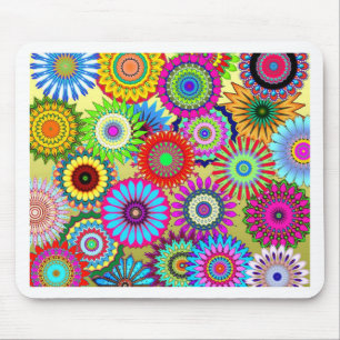 Trending Psychadelic Blume Power Druckzubehör Mousepad