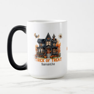 Trendklassisches Halloween-Spuk Haus Verwandlungstasse
