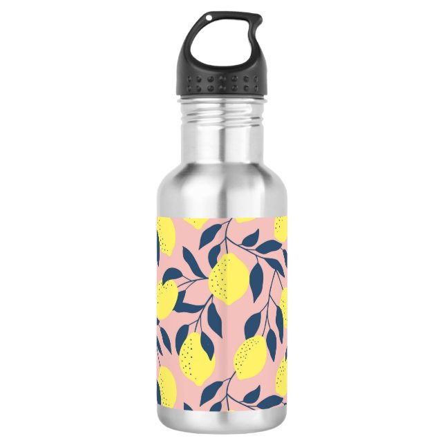 Trendlemonen Edelstahlflasche (Vorderseite)
