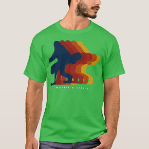Trendly Bigfoot Snowboard farbenfrohe Overlay T-Shirt