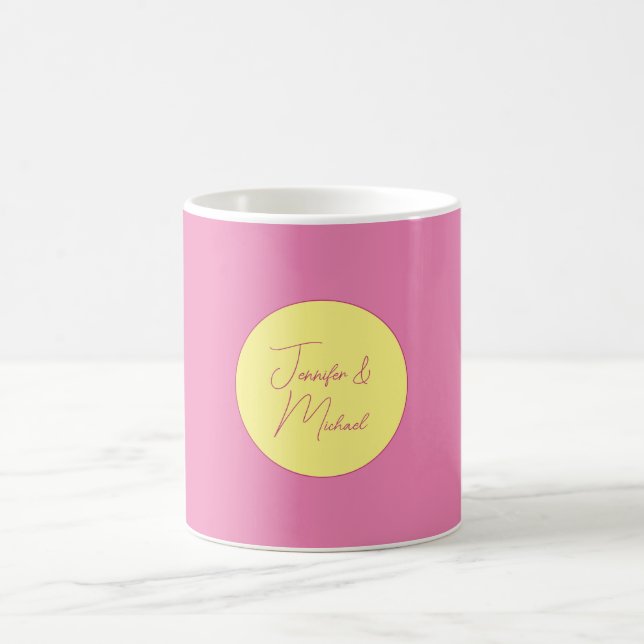 TrendMinimalistisch Moderne, Schlichte, einfache P Kaffeetasse (Mittel)