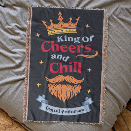 Trendmoderne, farbenfrohe Weihnachtskönig - Typogr Decke