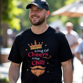 Trendmoderne, farbenfrohe Weihnachtskönig - Typogr T-Shirt