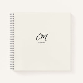 Trendneutrales Notebook Notizbuch