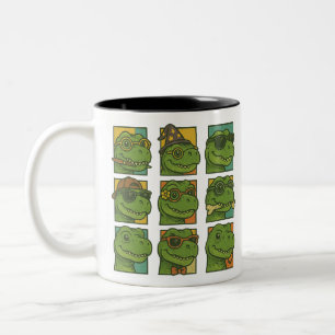 Trendosaurus Rex Zweifarbige Tasse
