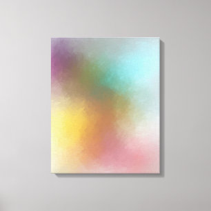 Trendred Yellow Blue Lila Moderne Abstrakte Kunst Leinwanddruck
