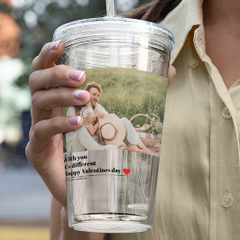 Trendromantisches Zitat | Valentines Bestes Gesche Acryltrinkbecher