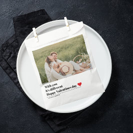 Trendromantisches Zitat | Valentines Bestes Gesche Geschenktütchen