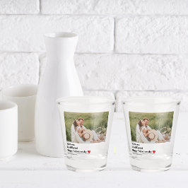 Trendromantisches Zitat | Valentines Bestes Gesche Schnapsglas