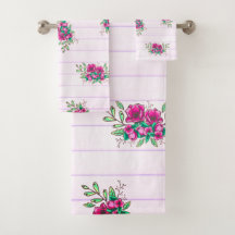 Trendrosa Papier und Doodle Florals