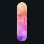 Trendrosa Rosa Lila-gelb-grün Moderne Skateboard<br><div class="desc">Trendy rosa Rosa Lila Gelb Grün Moderne Abstrakte Art Template Leere Skateboard.</div>