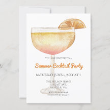 Trendschlichtes, modernes Summer Cocktail Party