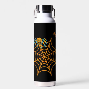 Trendschwarz schöne Spider Web Wasserflasche Trinkflasche